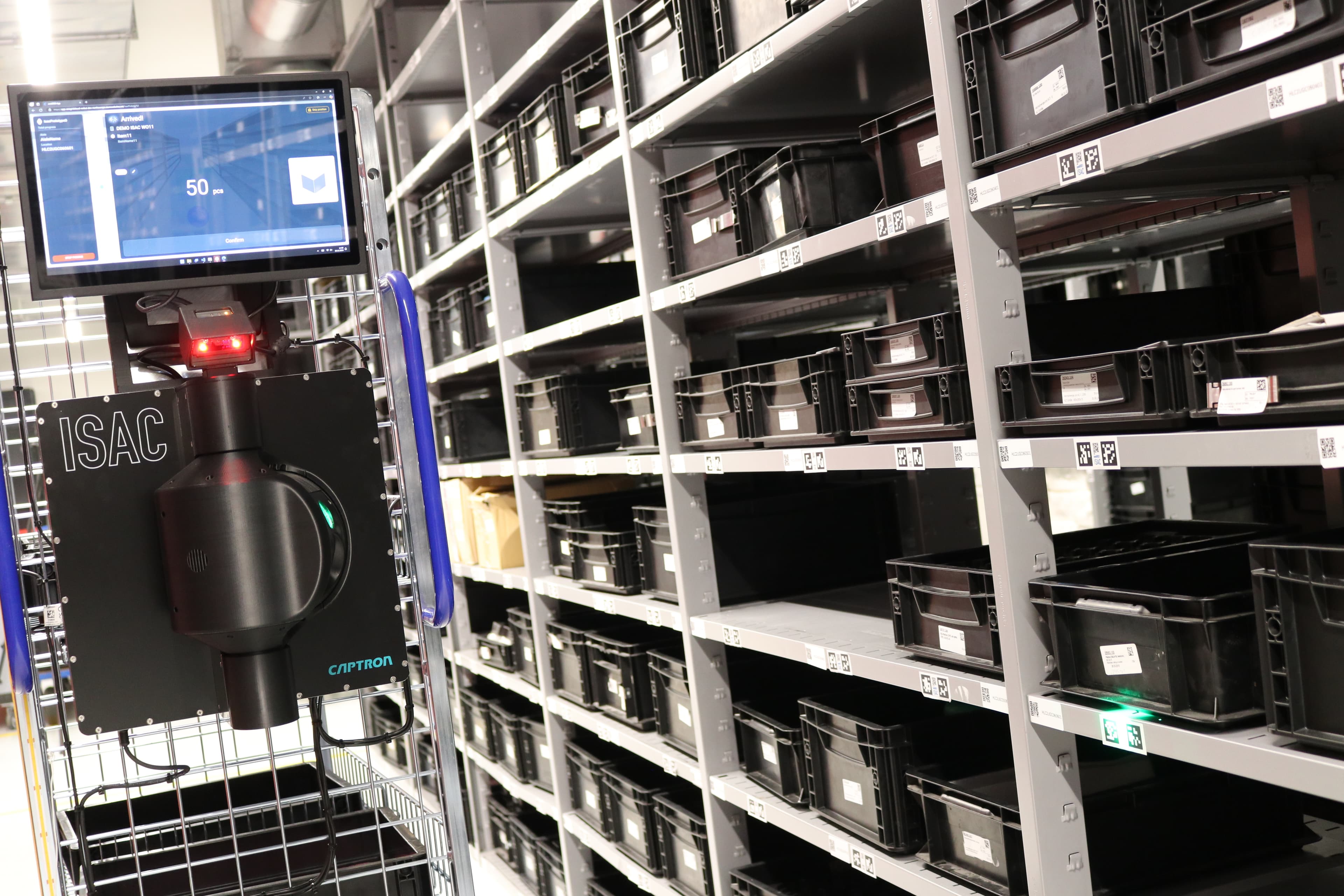 mobiles Pick-by-Light System ISAC