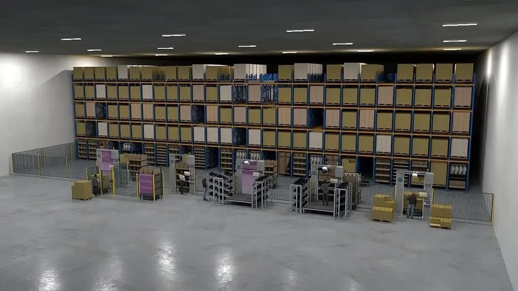 Sky Storage & Ground Floor Goods-to-Person